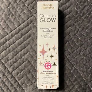 Grande Cosmetics Grande Glow Plumping Liquid Highlighter Bronze Beam NIB